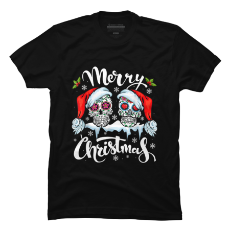Merry Christmas Santa Sugar Skull