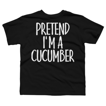Easy Pretend I'm Cucumber Costume Gift Joke