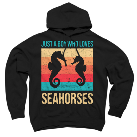 Just a Boy Who Loves Seahorses Cute Seahorse Lover Gift