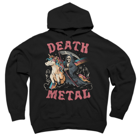 Death Metal - Cute Evil Skull Unicorn Gift