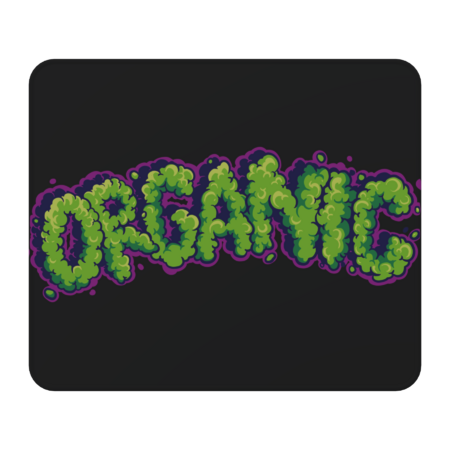 Marijuana smoke effect organic lettering words