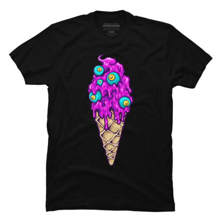 Scary cute ice cream cone