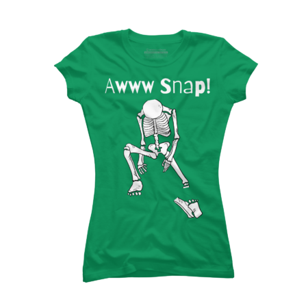 awww snap! skeleton    Funny halloween gift