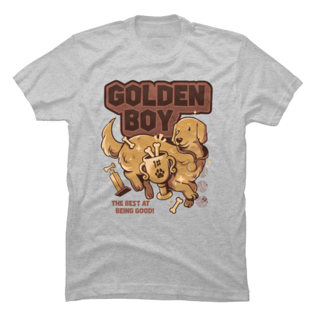Golden Boy - Cute Golden Retriever Dog Gift