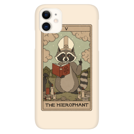 The Hierophant - Raccoons Tarot