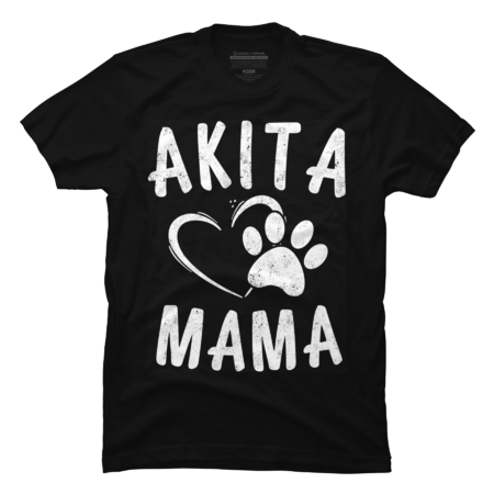 Womens Fun Akita Mama  Pet Lover Apparel Dog