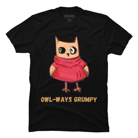 Owl-Ways Grumpy Cute Angry Owl