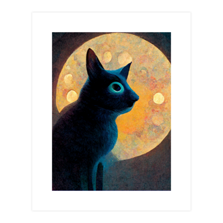 A Kitty by Moonlight