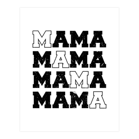 Mama Mama Banner Tie Dye