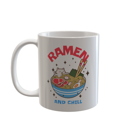 ramen and chill cat cute