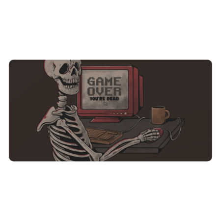 Game Over Skull - Funny Geek Skeleton Gift