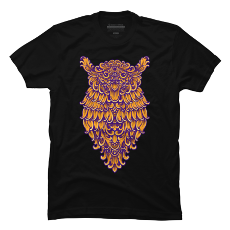 Owl swirl ornament apparel design