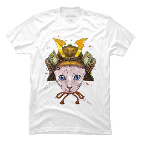 Samurai Sphynx Cat  T-Shirt