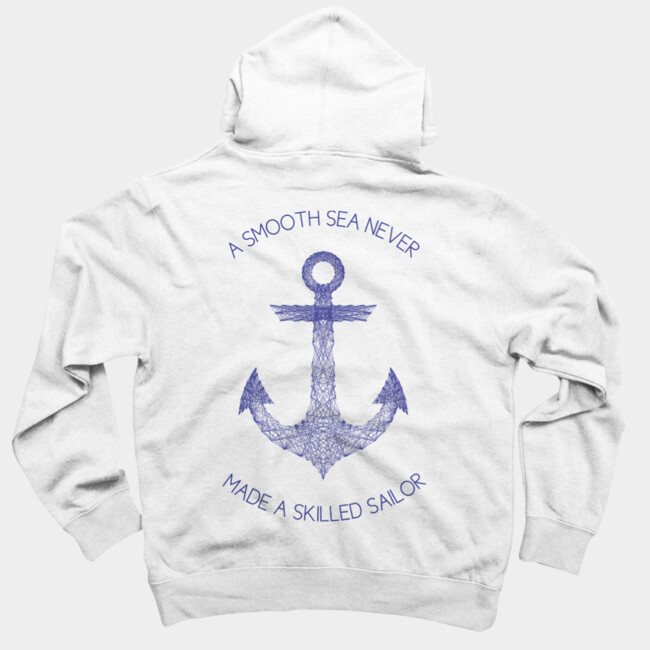 Smooth Sea Pullover Hoodie By Fimbis Design By Humans