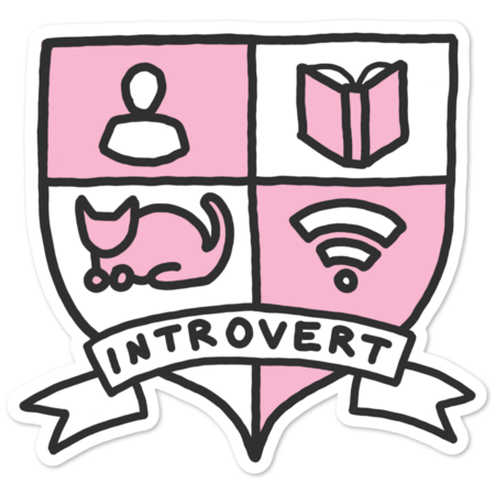 Introvert reading book wifi cats awkward crest