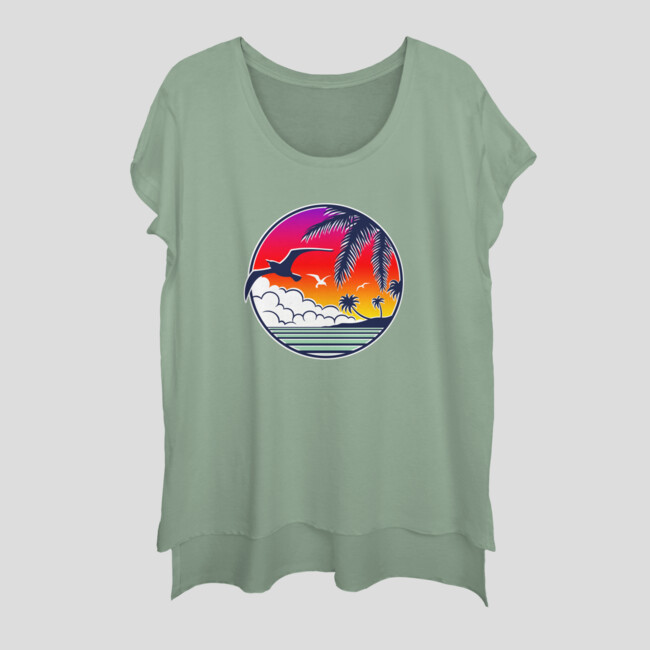 sunset beach t shirts