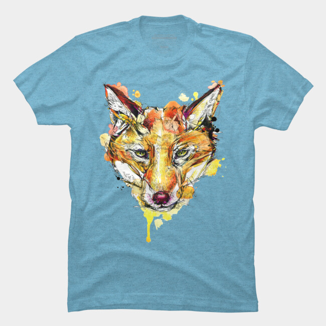 Red Fox T Shirt By Abbydiamond Design By Humans