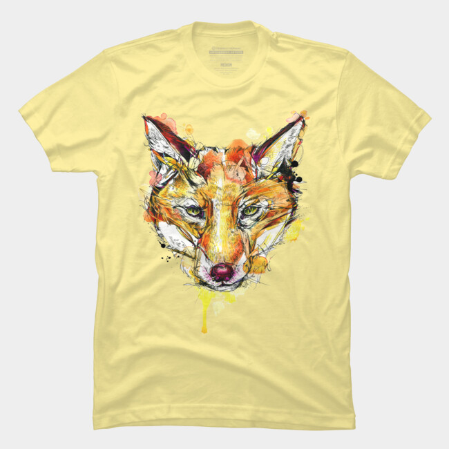 Red Fox T Shirt By AbbyDiamond Design By Humans