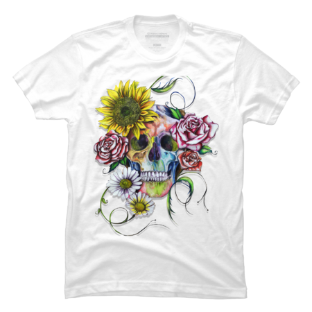 Skull & flowers