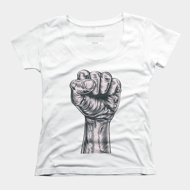 skull fist shirt