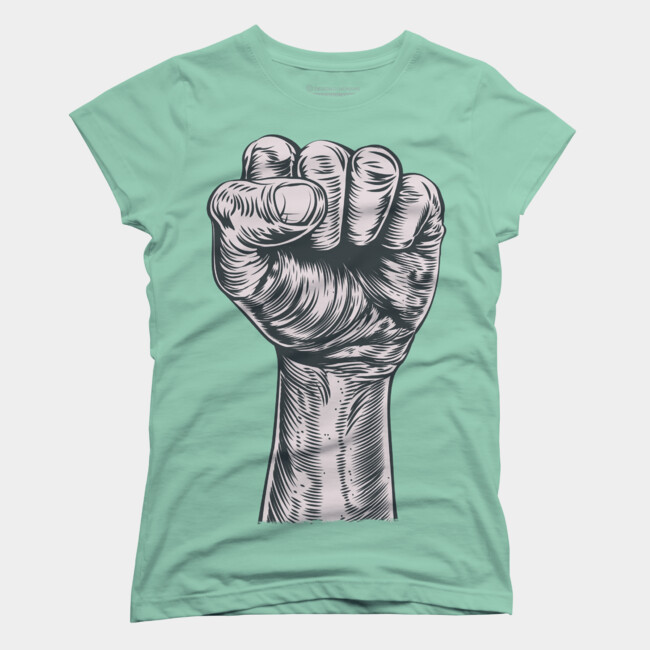 skull fist shirt