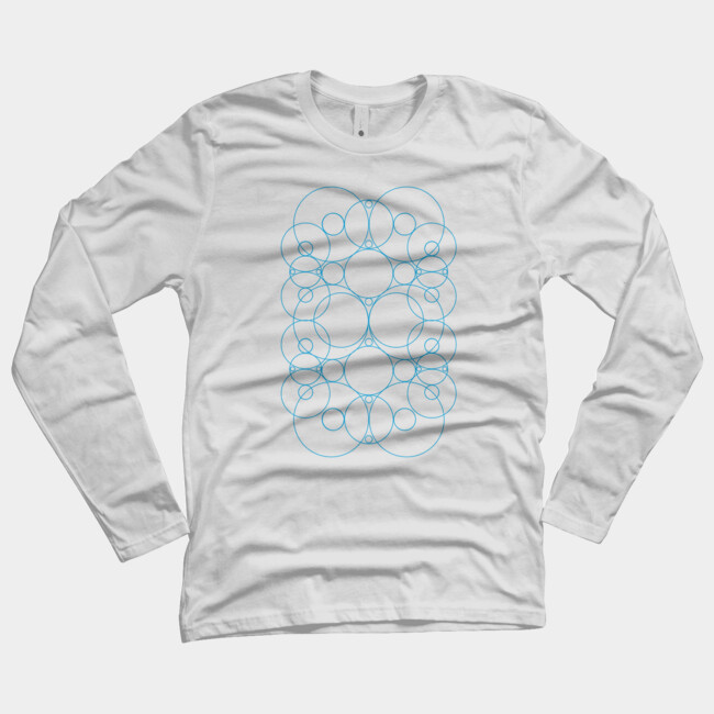 t shirt cyan