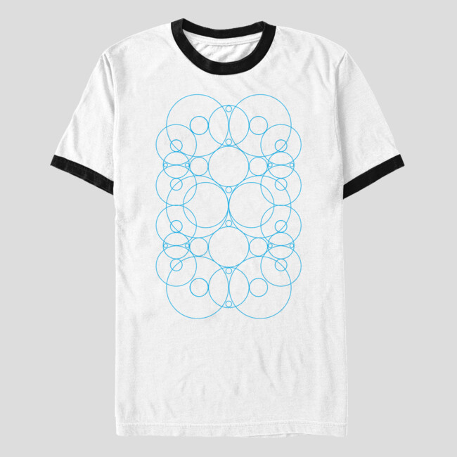 t shirt cyan