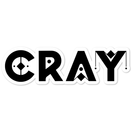 Cray Logo Sticker