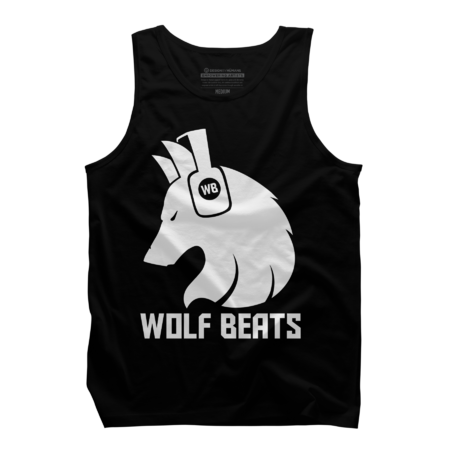 Wolf Beats logo (White)
