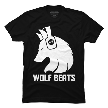 Wolf Beats logo (White)